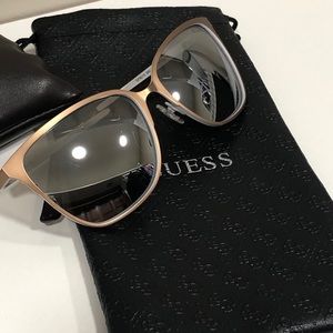 Guess bronze sunglasses women tinted white